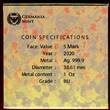 Germania Mint 5 Mark 2020 CAMOUFLAGE - oliv - 1 Unze BU OVP