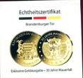 Tschad 3000 Francs CFA 2019 30 Jahre Mauerfall Stgl. in Hartplastik & Zertifikat