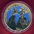 Deutschland 10 Mark 2 Unzen Silber & Farbauflage 2019 The Allegories Britannia & Germania Diamond Dust -GERMANIA MINT- BU, Kapsel, Zert.,Etui & Karton OVP