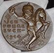 Deutschland Karl Goetz Preußen Guß Bronzemedaille Cast Bronze Medal Kaiser Wilhelm 1914 1919 Ich führe Euch herrlichen Zeiten Entgegen Kriegsopfer fast wie gegossen