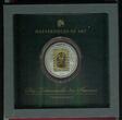 Cook-Inseln, Cook Islands 20 Dollars Silbermünze mit Goldinlay 2011 Masterpieces of Art - Tutankhamun - PP 1/4 Unze FEINGOLD! Polierte Platte mit Box & Zertifikat, ohne Pappschuber
