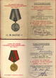Medaille,Gruppe für eine Person Kleine Ordensgruppe UdSSR ss-vz