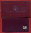 USA 1,50 Dollar United States Mint Two-Coin Proof Set - Olympia 1992 PP in Kapsel , Box, Umkarton & Zert. OVP