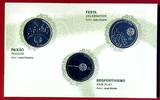 Portugal 3 x 8 Euro Silbermünzen Fußball-Europameisterschaft 2004 - The Values of Football BU im Folder