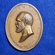 USA Bronzemedaille 1881 / Ca 1960 ? U.S. Mint Medal No. 629 President James Garfield Indian Peace Medal Vorzüglich prägefrisch