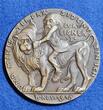 Germany Deutschland Karl Götz Medaille Bronze Gußmedaille Bronze Cast 1918 Revolution in Bayern Curt Eisner Ministerpräsident Fast wie Gegossen,übliche Gußfehler Fleck