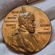 Deutschland Germany Kaiserreich Preußen Tragbare Medaille Bronze mit Orig. Öse 1897 100. Geburtstag von Wilhelm I. 1797 sog. Apfelsinenorden prägefrisch patina