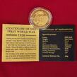 Niue Islands Inseln 100 Dollars 1 Unze Ounce Gold 2016 Centenary of the First World War 1914 - 1918 Western Front Fromelles Polierte Platte OVP Box Karton Zertifikat