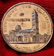 Deutschland Germany Brandenburg Preußen Segensmünze Silbermedaille 1898 Einweihung der Erlöserkirche in Jerusalem Kaiser Wilhelm II. Palästinareise vz aus PP kl. Kratzer