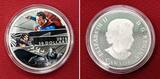 Kanada 30 Dollar Silbermünze 2016 Batman v Superman - Dawn of Justice™ - DC Comics™ - The Trinity - Wonderwoman Farbmünze mit Box, Zert. & Plastikschuber OVP