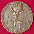 Germany Deutschland Karl Götz Große Bronzegussmedaille Auf die Mobilmachung 1. Weltkrieg 2. August 1914 Fast Gußfrisch