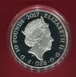 England Großbritannien 10 Pfund - Pounds Silbermünze - 5 Unzen Silber 2017 100th Anniversary of the First World War - The Cost of War - Erster Weltkrieg Polierte Platte mit Originalverpackung
