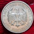 Deutsches Reich, Weimarer Republik 3 Reichsmark Silbergedenkmünze 1927 F 450 Jahre Universität Tübingen Eberhard im Bart vz-prfr. Patina kl. Fleck