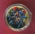 Kanada Canada 100 Dollar Gold 2018 The Justice League - United We Stand - Batman, Wonder Woman & Superman Polierte Platte Farbmünze mit Box, Umkarton und Zertifikat OVP