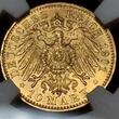 Deutschland Germany Kaiserreich Anhalt Dessau 10 Mark 1901 A Friedrich I. Finest Known to NGC Top Pop NGC MS 65 NGC USA Grading Pachtstück
