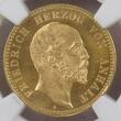Deutschland Germany Kaiserreich Anhalt Dessau 10 Mark 1901 A Friedrich I. Finest Known to NGC Top Pop NGC MS 65 NGC USA Grading Pachtstück
