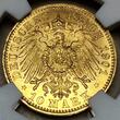 Deutschland Germany Kaiserreich Anhalt Dessau 10 Mark 1901 A Friedrich I. Finest Known to NGC Top Pop NGC MS 65 NGC USA Grading Pachtstück