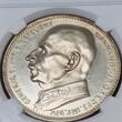 Deutschland Weimarer Republik Germany SILVER Silbermedaille 1926-DATED General Eduard von Liebert ehem. Gouverneur von Deutsch-Ostafrika Jubiläum NGC UNC Details