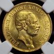 Sachsen Königreich Deutschland Kaiserreich 20 Mark 1913 E König Friedrich August III. 1904 - 1918 Seltenster Jahrgang Low Mintage NGC MS 63 Choice Unc. USA Grading