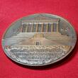 Karl Goetz Deutschland Kaiserreich Bronzemedaile 1908 Bismarck Einzug in Walhalla fast gußfrisch kl. Gußfehler