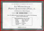 Vatikan Medaillen IMM 4 Silbermedaillen - insgesamt 200 Gramm Feinsilber 2005 In Memoriam Papst Johannes Paul II. ,Gedenksatz aus 4 Silberprägungen: Polierte Platte mit Box und Zertifikat
