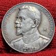 Deutschland Kaiserreich 1. Weltkrieg Silbermedaille 1915 Eintritt Bulgariens in den 1. Weltkrieg Generalstabschef Jostow Vz Matt leicht berieben kl. Kratzer