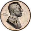 Deutschland Germany Kaiserreich 1. Weltkrieg Silvermedal Silbermedaille (1916) Tod von Max Immelmann Death Adler Eagle of Lille NGC MS 60 NGC Grading