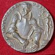 Deutschland Kaiserreich Gußeisen Medaille Cast Iron Medal 1916 Präsident Wilson Sussex Schwur Stop des uneingeschränkten U-Boot Krieges fast gußfrisch übl. kl. Gußfehler