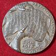 Deutschland Kaiserreich Gußeisen Medaille Cast Iron Medal 1916 Präsident Wilson Sussex Schwur Stop des uneingeschränkten U-Boot Krieges fast gußfrisch übl. kl. Gußfehler