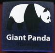 Burkina Faso 100 Francs CFA mit Farbauflage Titanium 2016 Großer Panda - Giant Panda Stempelglanz in Kapsel m. Zertifikat & Box; OVP