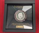 Cook-Inseln, Cook Islands 20 Dollars Silbermünze - 3 Unzen Silber 2014 Masterpieces of Art - Die Verkündigung an Maria von Philippe de Champaigne Polierte Platte mit Kapsel und Box