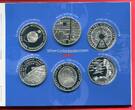 Deutschland 6 x 10 Euro Silbermünzen 2004 Silbergedenkmünzenset mit diversen Motiven Spiegelglanz in Blister m. Umkarton