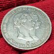 Österreich Austria Kaiserreich 2 Gulden Florin Doppelgulden 1854 Hochzeit von Franz Joseph I. mit Sissi Sisi Fast vz kl. kratzer leichte Tönung