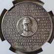Karl Goetz Deutschland Weimarer Republik Germany SILVER 1930-DATED Kaiser Barbarossa 1180 Belehnung Otto von Wittelsbach mit Bayern NGC MS 63 Matt