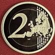 Monaco 2 Euro Gedenkmünze 2013 20 Jahre UN UNO Beitritt L`admission a L`ONU Polierte Platte mit Box, Zert. & Umkarton