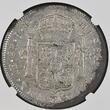 PERU 8 Reales 1787 LIMA IJ Carolus Carlos Charles III. Better Mintmark IJ NGC UNC Details Belag mit Prägeglanz