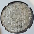 PERU 8 Reales 1787 LIMA IJ Carolus Carlos Charles III. Better Mintmark IJ NGC UNC Details Belag mit Prägeglanz