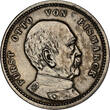 Deutschland Germany Kaiserreich Preußen Silvermedal Silbermedaille 1890-DATED Bismarck 75th Birthday Geburtstag NGC UNC Details Gereinigt Mattiert