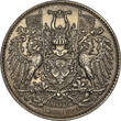 Deutschland Germany Kaiserreich Preußen Silvermedal Silbermedaille 1890-DATED Bismarck 75th Birthday Geburtstag NGC UNC Details Gereinigt Mattiert