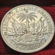 Haiti 1 Gourde 1882 LAFORESTERIE F. vz Randfehler min haarlinien