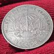 Haiti 1 Gourde 1895 LAFORESTERIE Scarce Last Year of Mintage ss/vz kl. Randfehler Patina