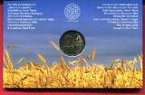 Estland 2 Euro Gedenkmünze 2022 Slava Ukraini Prägefrisch in Coincard