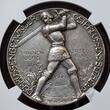 1. Weltkrieg Kaiserreich Preußen Silvermedal Silbermedaille 1914 Befreiung Ostpreußens Tannenberg Hindenburg Ultra high Relief NGC AU 58 matt