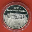 Frankreich 10 Euro Silbermünze 2010 Centre Pompidou Polierte Platte mit Box, Zertifikat und Umkarton