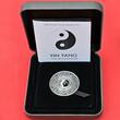 Tuvalu 1 Dollar 2016 Yin Yang Rotating Charm Coin Antique Finish mit OVP Box Zertifikat Umkarton