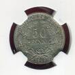 Deutsches Reich / Germany 1901 A 50 Pfennig Kursmünze NGC MS 62