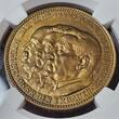 Deutschland Weimarer Republik Bronzemedaille 1929 Zeppelin Welttour Finest known to NGC Top POP NGC MS 66 BN