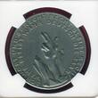 Deutschland Drittes Reich Zinkmedaille 1935-DATED Saar Referendum NGC MS 65