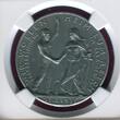 Deutschland Drittes Reich Zinkmedaille 1935-DATED Saar Referendum NGC MS 65