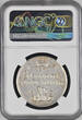 Weimarer Republik Karl Goetz Medaille Silber Silvermedal 1931-DATED 60 Jahre Reichsgründung Bismarck Hindenburg 1871 - 1931 NGC Top Pop NGC MS 63 Matt Bestbewertet
